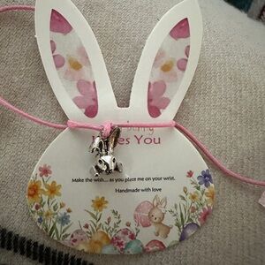Pink Bunny Charm Bracelet ( 6 for $20)